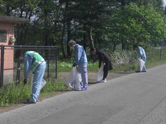 写真:クリーンアップ作業