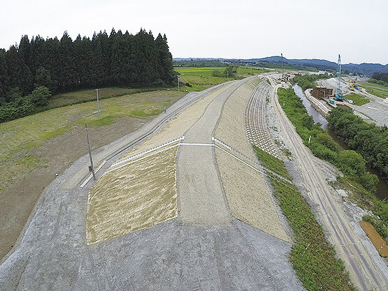 写真：河川災害関連工事